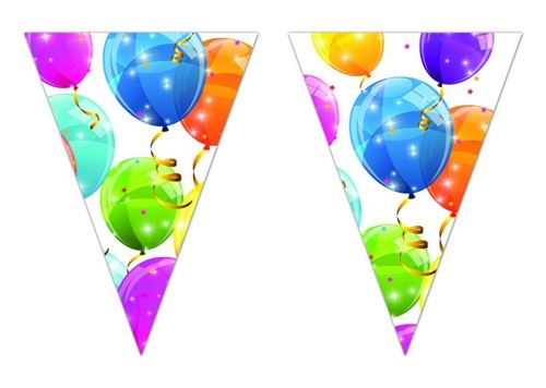 Procos guirlande ballons 100 cm multicolore
