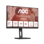 AOC Essential-line U27E3UF - Écran LED - 27" - 3840 x 2160 4K UHD (2160p) @ 60 Hz - IPS - 350 cd/m² - 1000:1 - 4 ms - 2xHDMI, DisplayPort - haut-parleurs - noir
