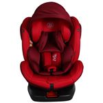 ZELI Siège-auto évolutif i-Size 360° enfants de 40 à 150 cm 0-36 kg Isofix Top Tether Rouge avec canopy