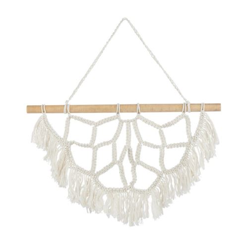 Generique Blanc Déco Murale À Suspendre "Demi Mandala" 60Cm - Image 3