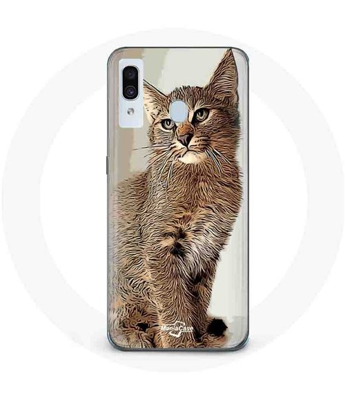 Coque pour Samsung Galaxy A20 Siamois Race de chats Maniacase