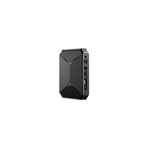 Mini Pc Windows Linux Ordinateur Double Os Barebone Quad-Core 2.4 Ghz Noir + SD 128Go 