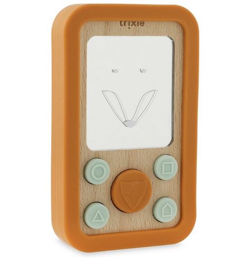 Non Communiqué Marron Telephone En Silicone Et Bois - Mr. Fox