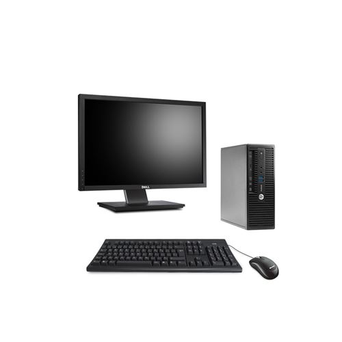 Ordinateur De Bureau - HP Prodesk 400 G3 Tour - 8Go - Hdd 2To + Écran 22