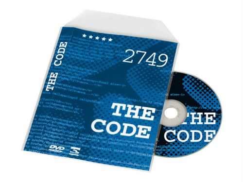 3L - CD/DVD-hoes -capaciteit: 1 CD/DVD (pak van 25)