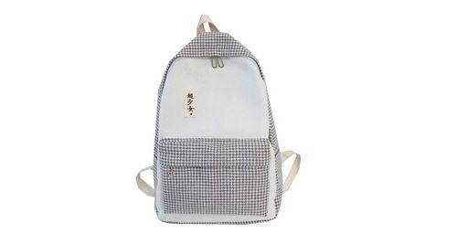 Sac à dos à la mode pour femmes 2020 sac à bandoulière décontracté sac d'étudiant de grande capacité - gris