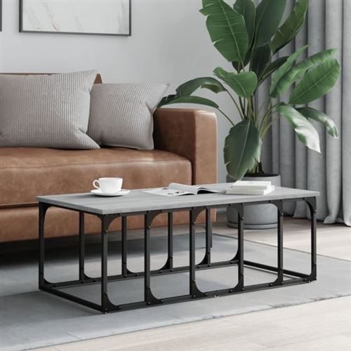 Vidaxl Gris Table Basse - Image 4