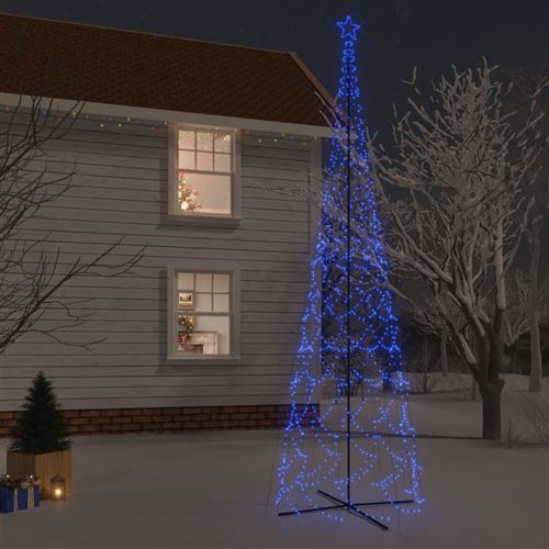 VidaXL Arbre de Noël cône 3000 LED Bleues 230x800 cm