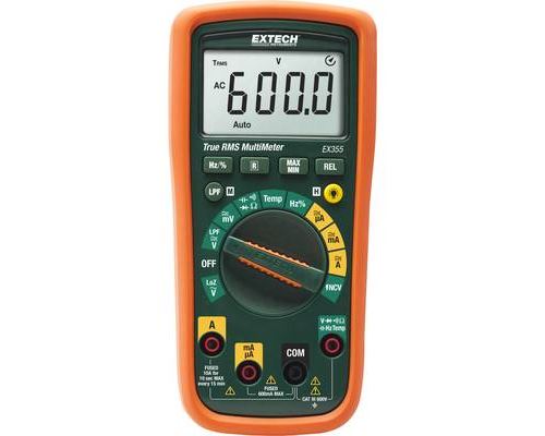 Non Communiqué Extech Ex355 Multimètre Numérique Cat Iii 600 V Affichage (Nombre De Points): 6000