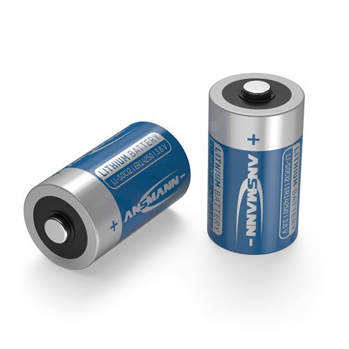 Ansmann Batterie au lithium chlorure de thionyle ER14250 / 1/2AA 1 pièce. ER14250