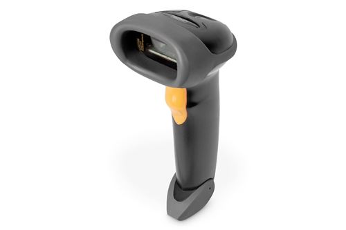 DIGITUS  Scanner de Codes-Barres 1D, bidirectionnel 200 balayages/Sec, 2 m de c&acirc;ble USB-RJ45