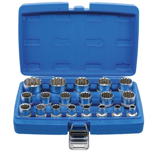 Non Communiqué Jeu 19 Douilles Multi Empreintes Bgs 6 & 12 Pans Metrique Pouces Torx - Bgs Technic