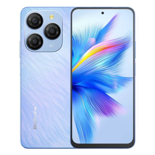 BLACKVIEW Shark 9 Smartphone 6.67 24Go(8+16)+256Go 5000mAh(18W) Android 14 téléphone Dual SIM 5G-BLEU (200g )