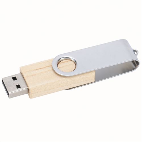 Clé USB mémoire en bois CM10011 4G pour Vista Windows7 beige