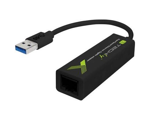 TECHly IDATA-USB-ETGIGA3T2 Adaptateur 5 Gb/s USB 3.2 (1è gén.) (USB 3.0), RJ45