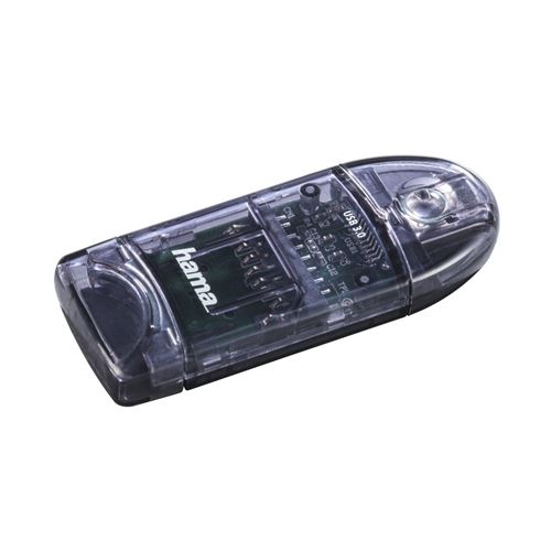 Non Communiqué Lecteur De Cartes Usb-3 .0, Sd/Micro Sd, Anthracite, Hama