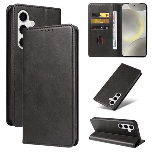 Housse noire pour Samsung Galaxy A26 5G Etui noir de Protection Portefeuille à Rabat avec Porte Cartes XEPTIO