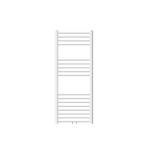 Non Communiqué Weiß Ecd Germany Sèche-Serviettes Sahara Non Électrique - 500 X 1200 Mm - Blanc - Connexion Central - Sans Kit De Raccordement - Forme Courbé - Avec Kit Montage Mural - Radiateur Pour Salle De Bain - Image 1