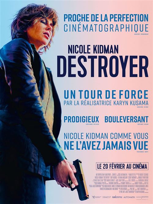 Affiche de Cinéma Originale - Destroyer - 2018 - Nicole Kidman - 120x160cm