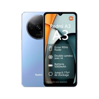 Smartphone Xiaomi Redmi A3 Double SIM 128 Go 6.71" Lake Blue - 1