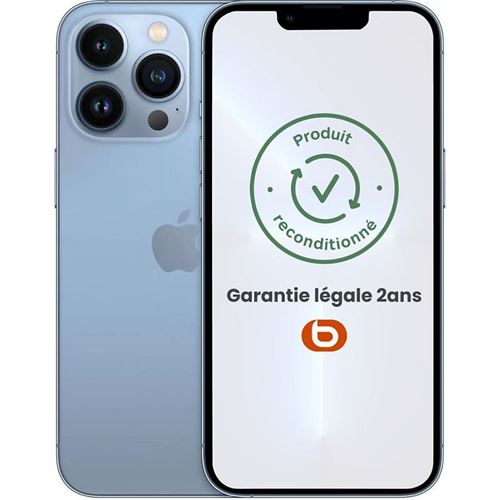 Smartphone iphone 13 pro 128go - bleu État correct - N/A reconditionné disponible sur Fnac