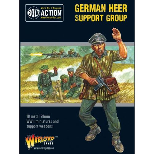 Warlord Games - Groupe de soutien allemand Heer