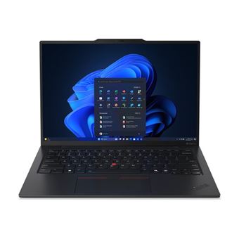 Lenovo ThinkPad X1 Carbon Gen 13 21NX - Conception de charnière à 180 degrés - Intel Core Ultra 7 - 255U / jusqu'à 5.2 GHz - Evo - Win 11 Pro - Intel Graphics - 32 Go RAM - 1 To SSD TCG Opal Encryption 2, NVMe, Performance - 14" IPS 1920 x 1200 - Wi-F