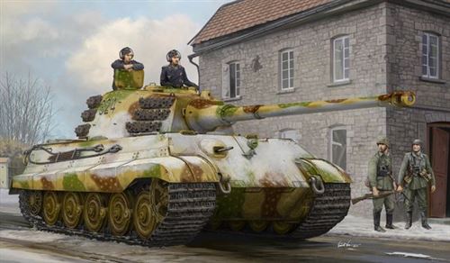 Maquette Hobby Boss Pz.Kpfw.VI Sd.Kfz.182 Tiger II- 1/35 - Maquette m