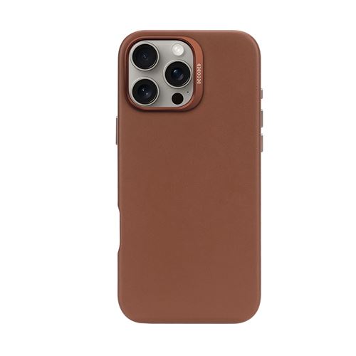 Decoded Leather Backcover for iPhone 16 Pro Max Tan