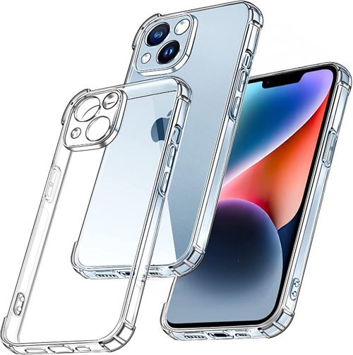 Coque Silicone Angles Renforces Pour Apple iPhone 14 Little Boutik®