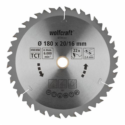 Non Communiqué Disque De Coupe Wolfcraft 6734000