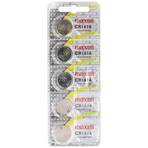 Non Communiqué Multicolore Pile-Bouton Lithium 5 X Cr1616 (5X1) Maxell