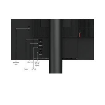 Lenovo ThinkCentre Tiny-in-One 22 Gen 5 - Écran LED - 22" (21.5" visualisable) - écran tactile - 1920 x 1080 Full HD (1080p) @ 60 Hz - IPS - 250 cd/m² - 1000:1 - 4 ms - HDMI, DisplayPort - haut-parleurs - noir corbeau