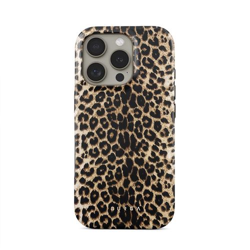Non Communiqué Léopard Coque Pour Iphone 16 Pro Max Magsafe Tough Antichocs Modèle Player Burga