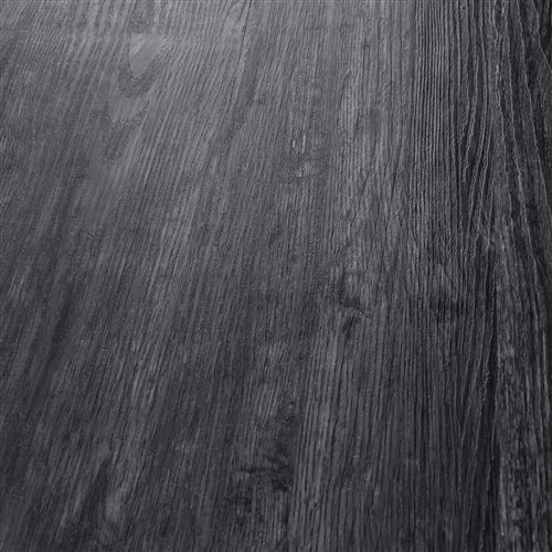 Revêtement de Sol Adhésif Lames Laminées PVC Vinyle Effet Naturel Compatible au Plancher Chauffant 28 Pièces 3,92 m² Night Oak Chêne Noir [neu.holz]