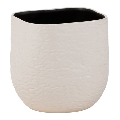 Cache-Pot en Céramique Audrey 20cm Blanc