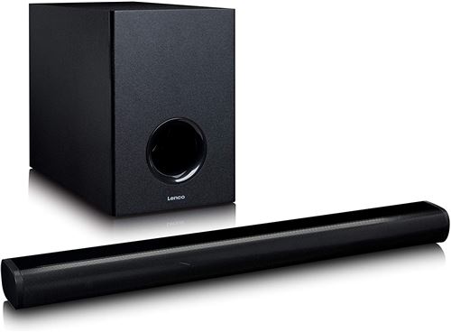 Lenco - Barre de son - 70W - Caisson de basses sans fil - Noir - Image 2