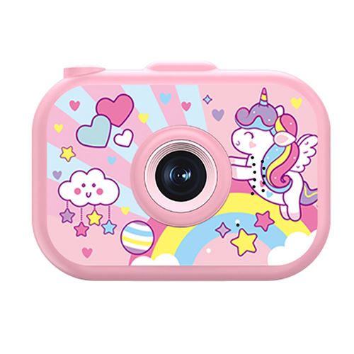 Appareil photo pour enfant avec tr&eacute;pied flexy ultra r&eacute;sistant rose AVJ-TK411 