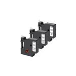 CABLEPELADO Chargeur 12 V 2 A, adaptateur de courant, source d'alimentation, chargeur, connecteur DC 5,5 x 2,5 mm, noir