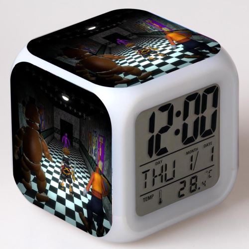 Réveil enfant LED Multifonctionnel Coloré - Five Nights at Freddy's #65