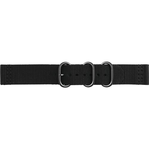 Bracelet Samsung Nato Noir pour montre connectée Gear Sport