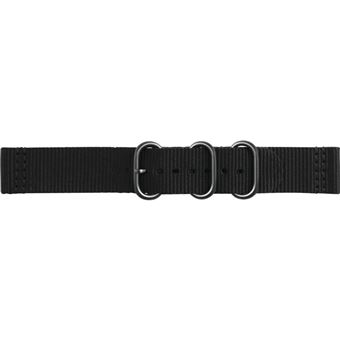 Strap Studio Premium Nato Armband - Bracelet de montre pour montre intelligente - noir - pour Samsung Gear Sport SM-R600