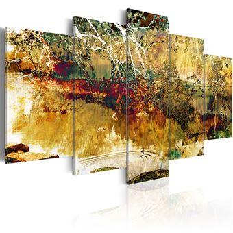 20 Sur Tableau Jardin Abstraction 100x50 Abstraction Achat
