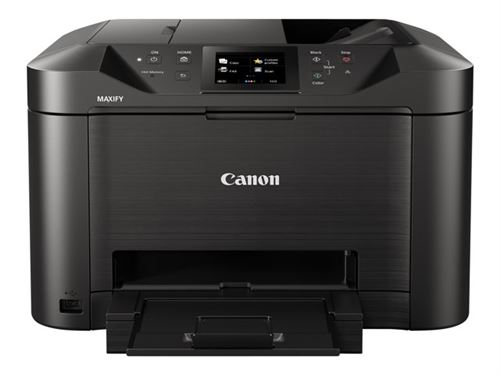 Canon Maxify Mb5150 - Imprimante Multifonctions - Couleur - Jet D'Encre - A4 (210 X 297 Mm), Legal (216 X 356 Mm) (Original) - A4/Legal (Support) - Jusqu'à 22 Ppm (Copie) - Jusqu'à 24 Ipm (Impression) - 250 Feuilles - 33.6 Kbits/S - Lan, Wi-Fi(N), Hôte