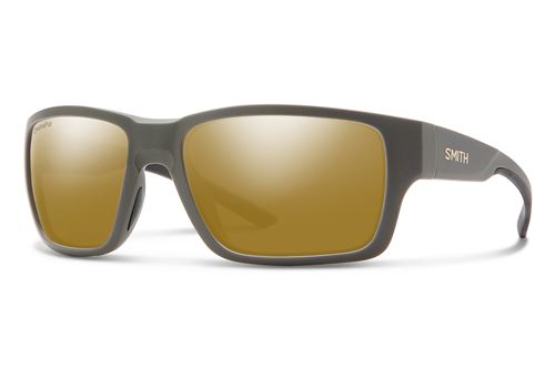 Smith Outback lunettes de soleil hommes gris mat/bronze