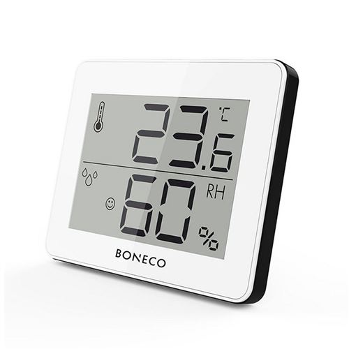 Thermo-hygromètre Boneco X200 avec afficheur LCD, blanc