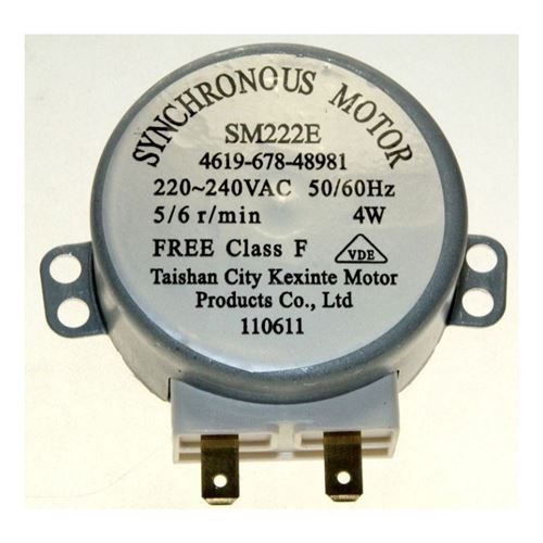 Moteur du plateau tournant pour micro ondes whirlpool - d225420