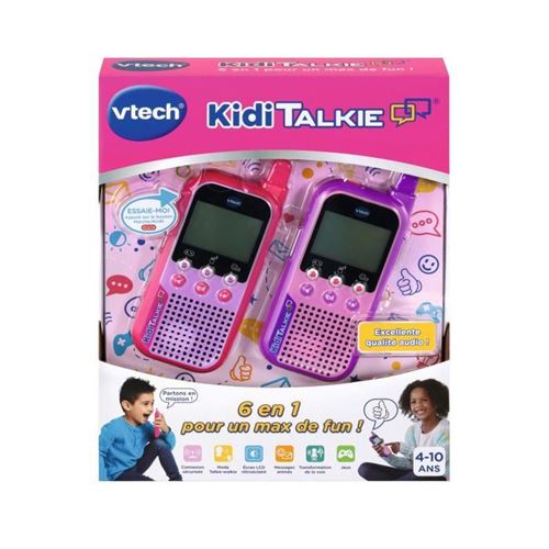Kidi Talkie Vtech Rose Talkie Walkie Achat Prix Fnac