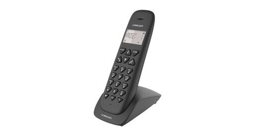 Logicom VEGA 155T - Téléphone sans fil avec ID d appelant - DECT - taupe