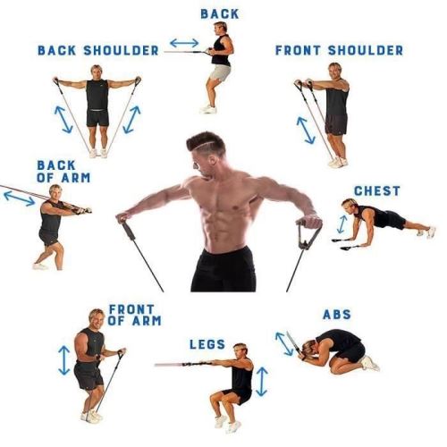 Bandes de Resistance Elastiques Musculation Set de 11 Accessoires Fitness  Exercice Bandes Kit - Accessoire fitness yoga et pilates - Achat & prix